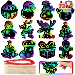 Christmas Scratch Art Kit
