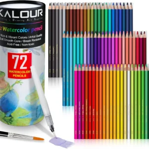 72-Color Watercolor Pencil Set
