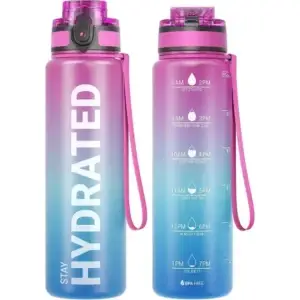 32oz Motivational Water Bottle